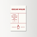 A Poet Can Survive Everything But a Misprint by Oscar Wilde