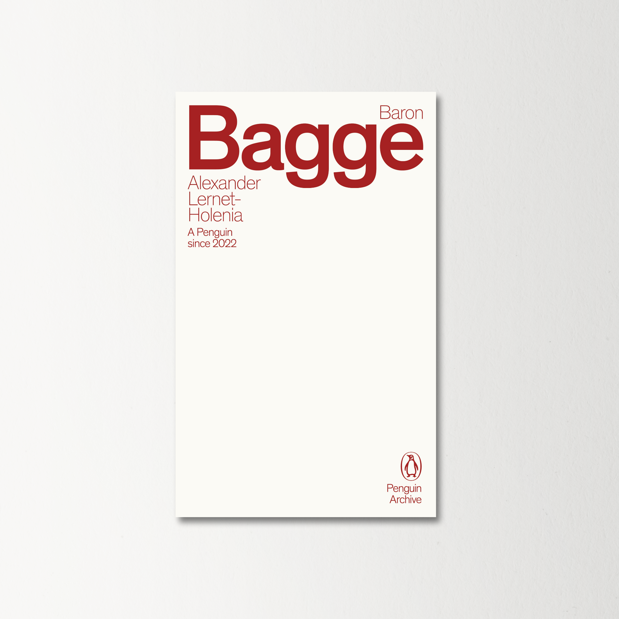 Baron Bagge by Alexander Lernet-Holenia