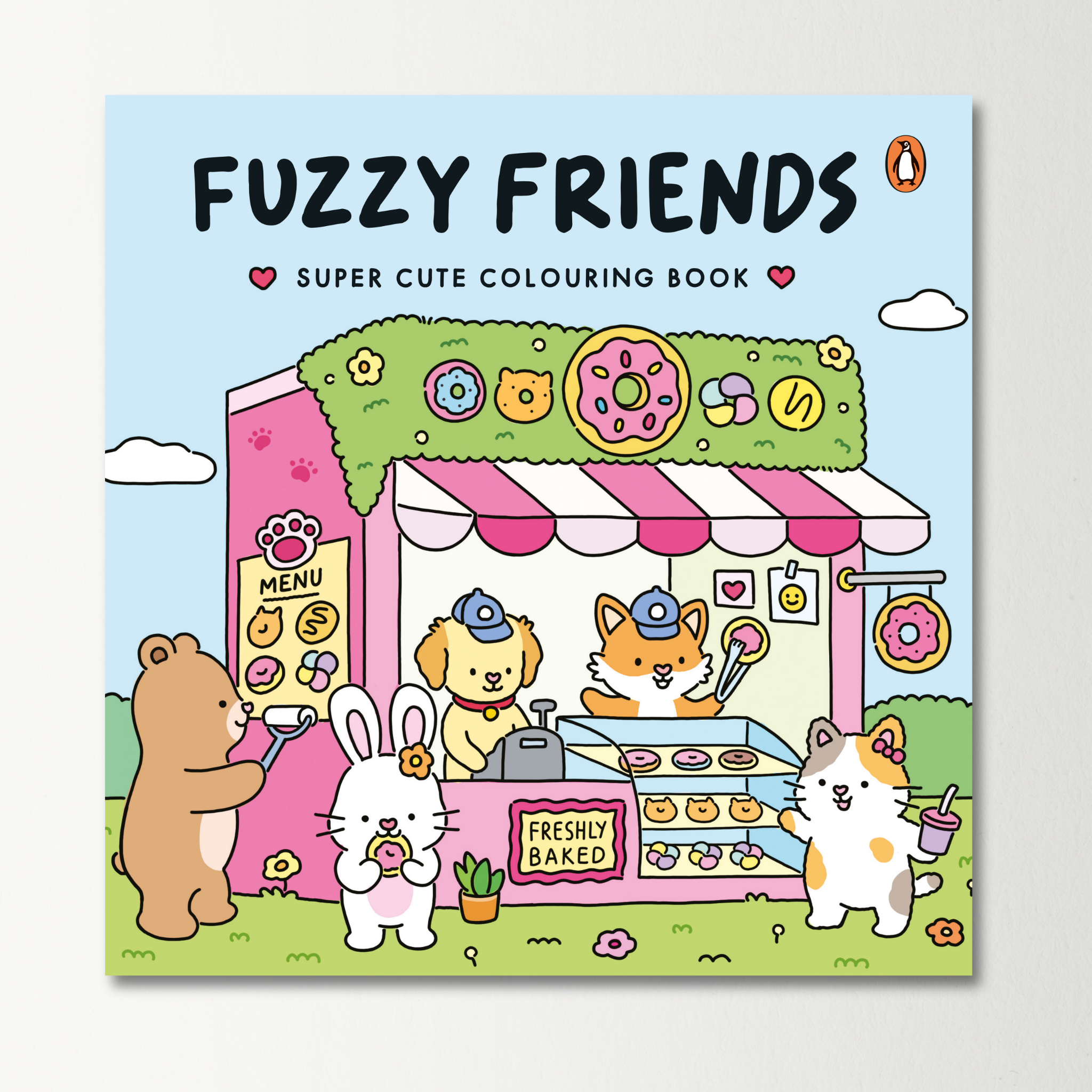 Fuzzy Friends Super Cute Colouring Book