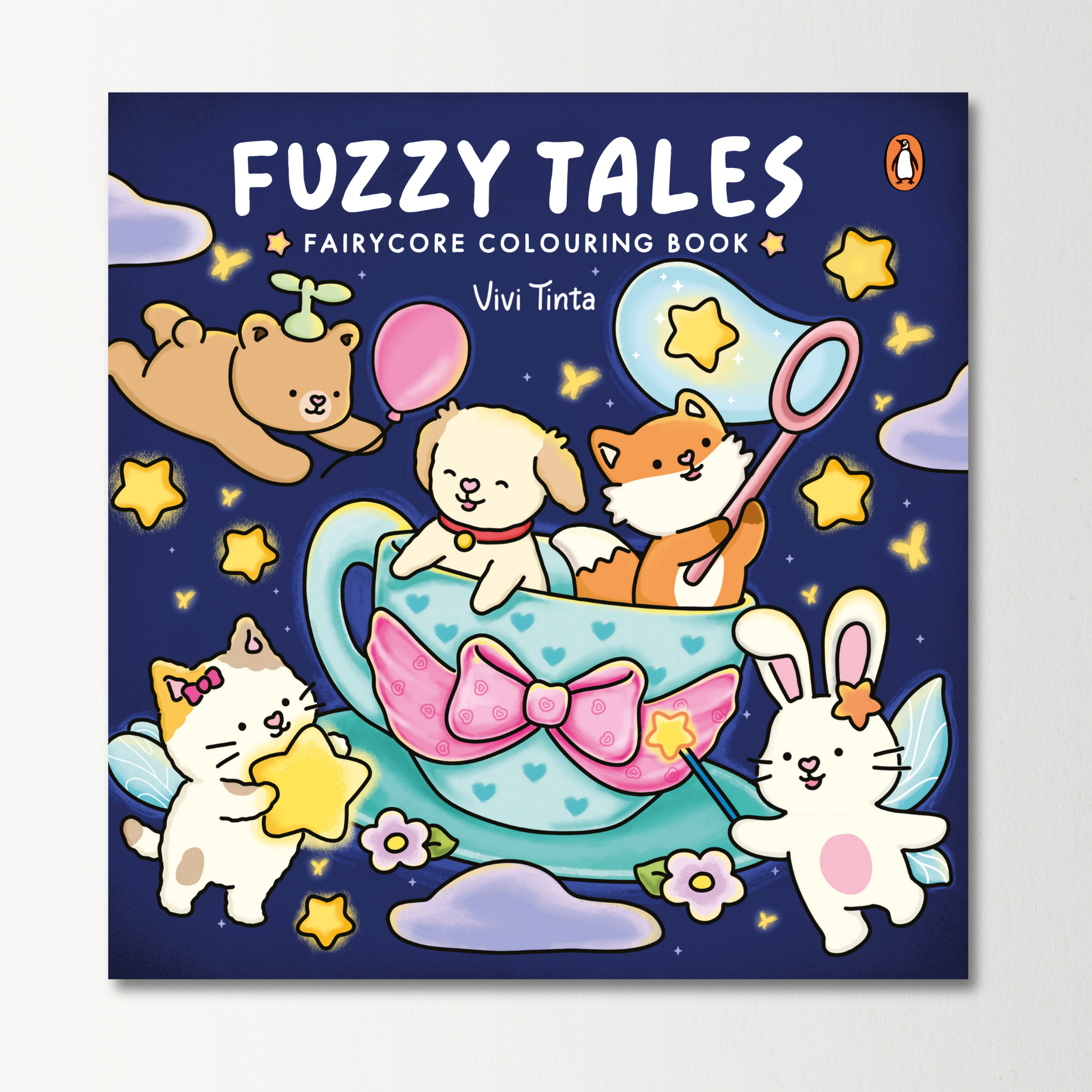 Fuzzy Tales Fairycore Colouring Book