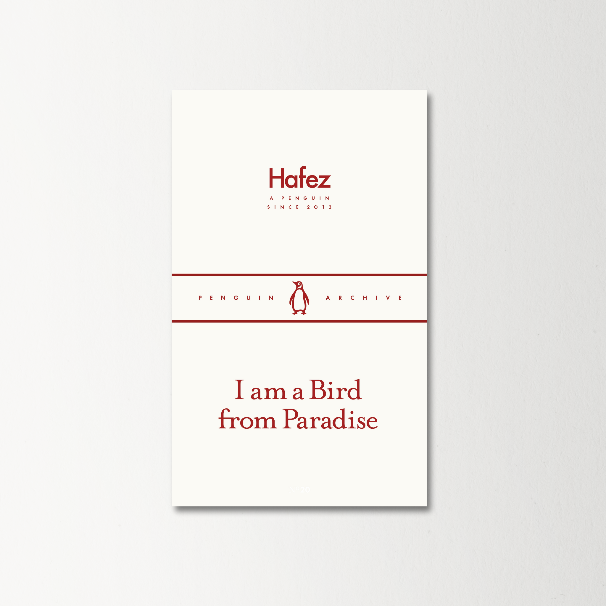 I am a Bird from Paradise by Hafez