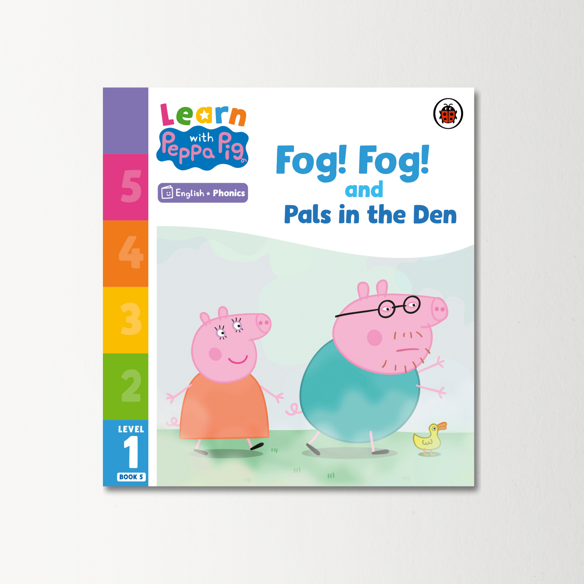 Learn with Peppa Phonics Level 1 Book 5 - Fog! Fog! and In the Den (Phonics Reader)