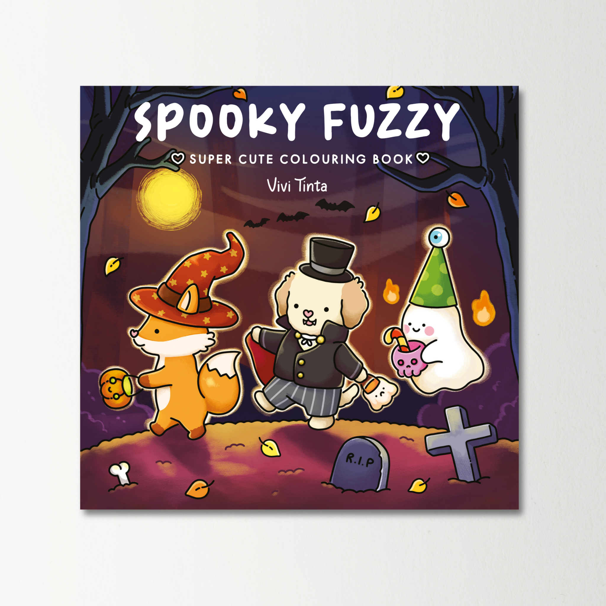 Spooky Fuzzy Super Cute Colouring Book