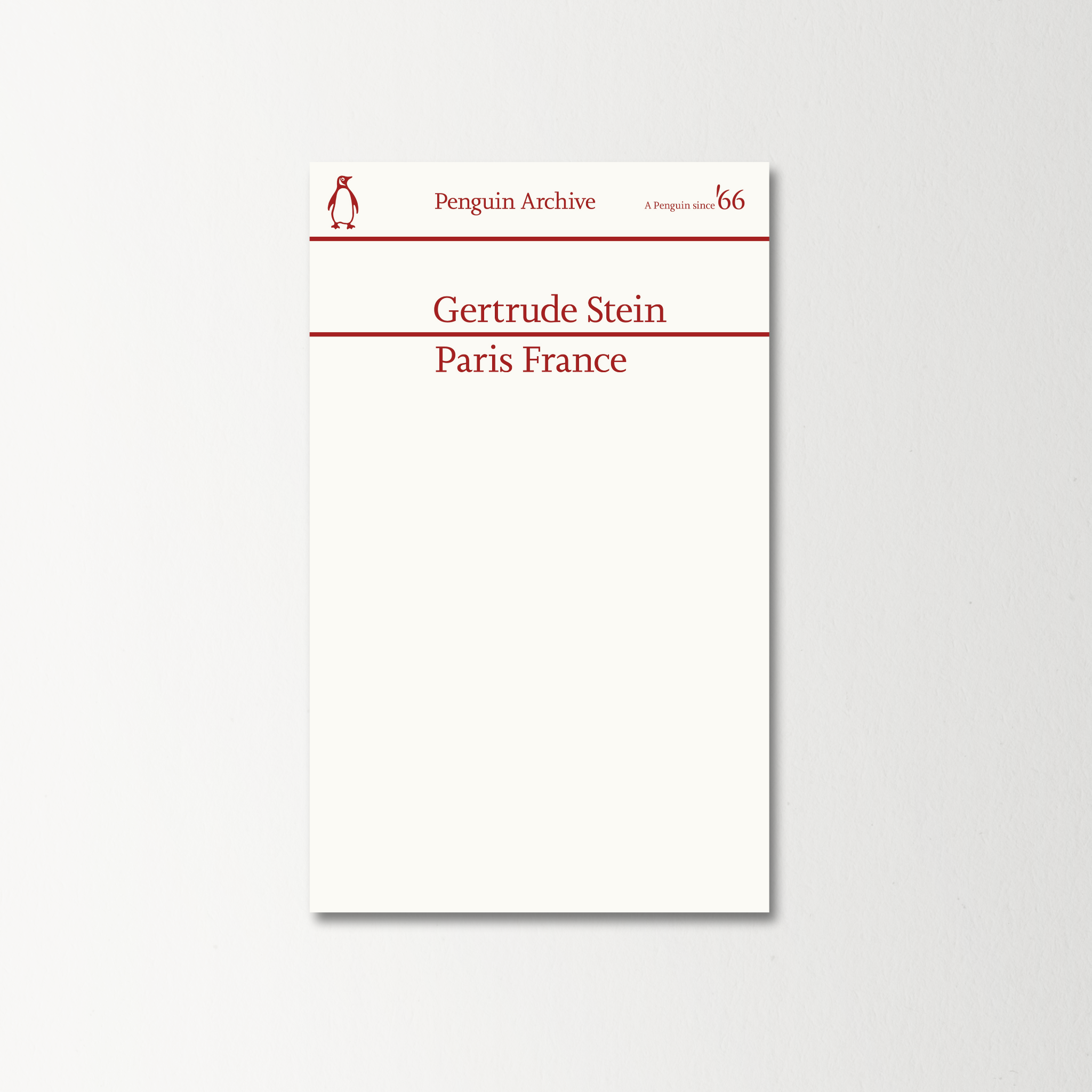 Paris France by Gertrude Stein