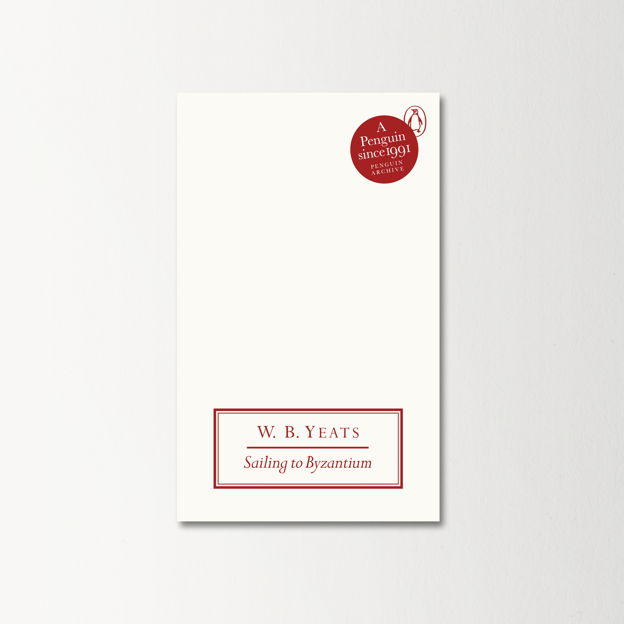Sailing to Byzantium by W. B. Yeats