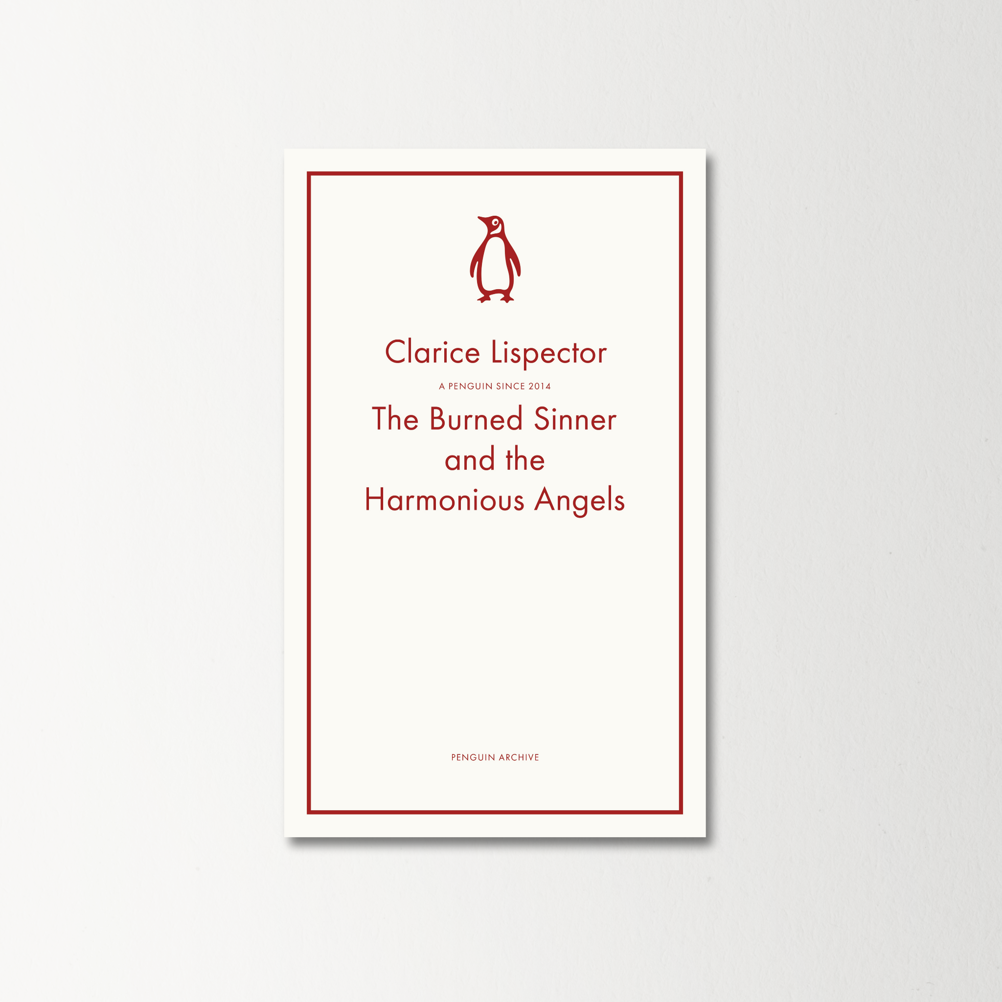 The Burned Sinner and the Harmonious Angels by Clarice Lispector