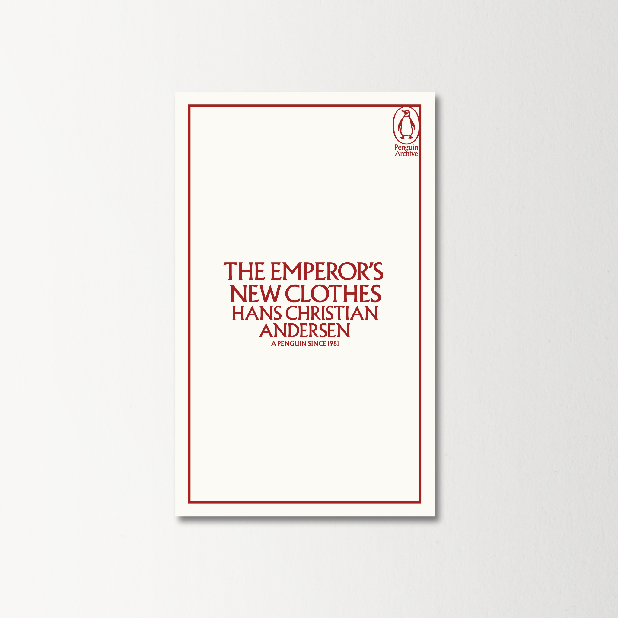 The Emperor's New Clothes by Hans Christian Andersen