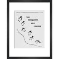 The Penguins are Coming -- Penguin 90th Art Print