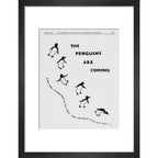 The Penguins are Coming -- Penguin 90th Art Print