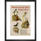 Take a Penguin Book -- Penguin 90th Art Print