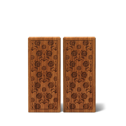 Wooden Bookends Pair - Sense and Sensibility