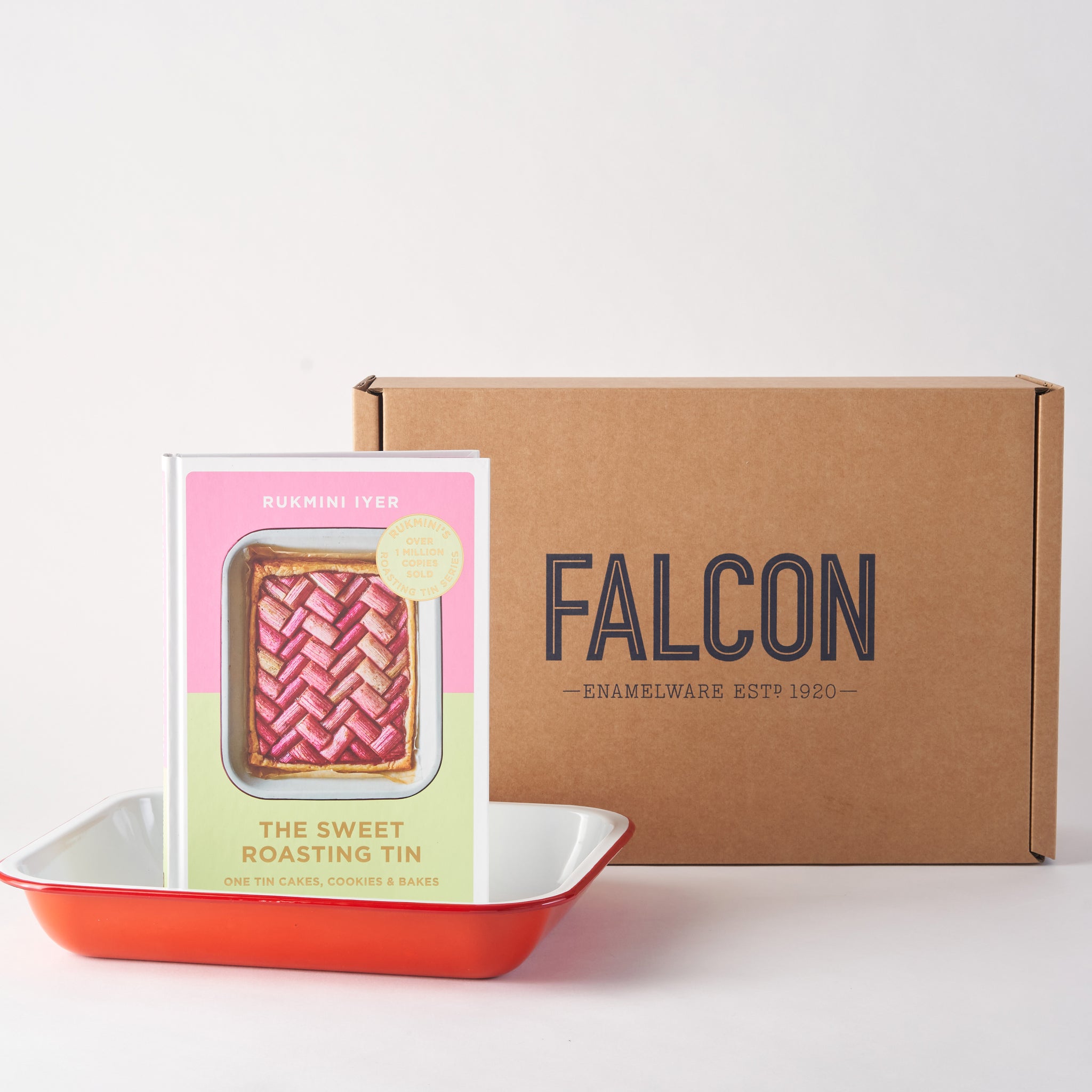 The Sweet Roasting Tin (Cookbook & Pillarbox Red Falcon Tin Gift Set)